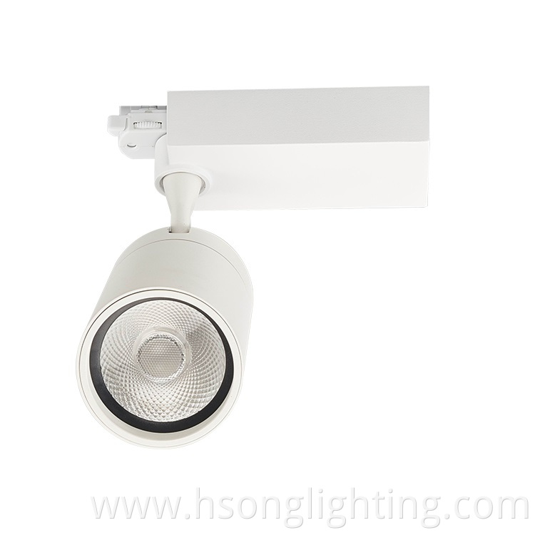 Modern design led cob industrial fixtures track lighting systems heavy duty 35w for indoor lighting